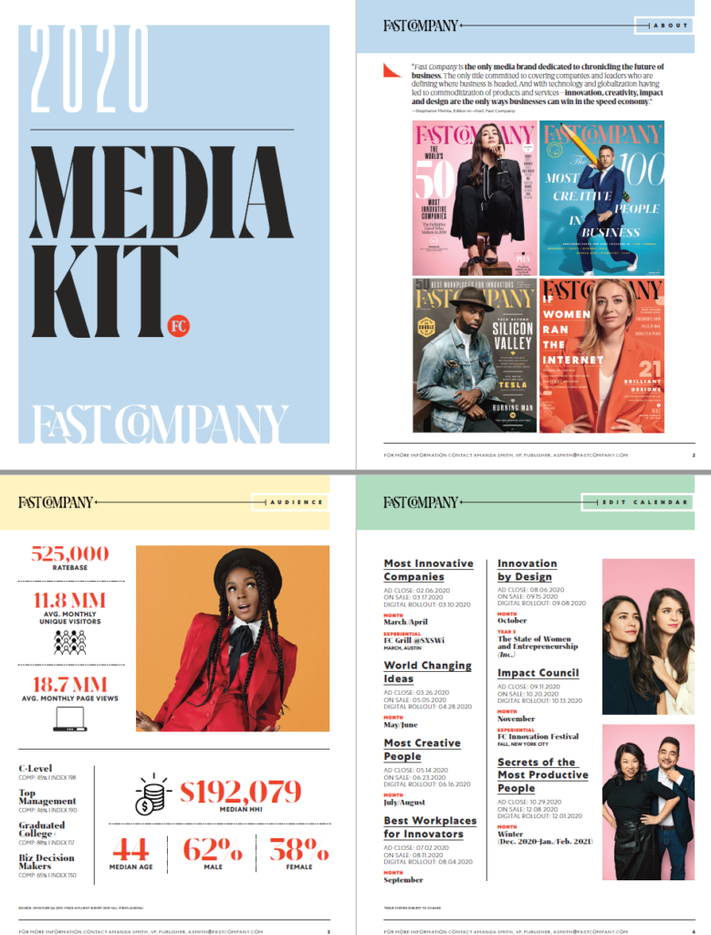 How To Make A Media Kit With Free Template Downloadable Media Kit
